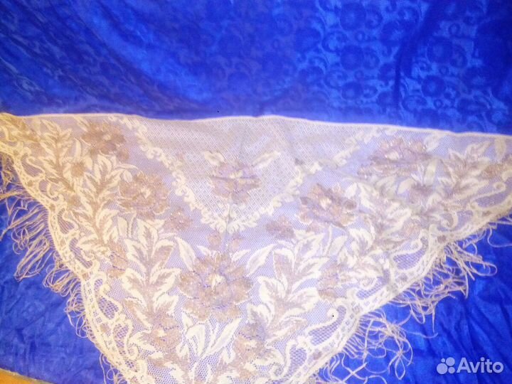 Платок-шаль сов.винтаж, кофточ48р