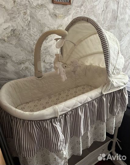 Люлька колыбель музыкальная с вибрацией