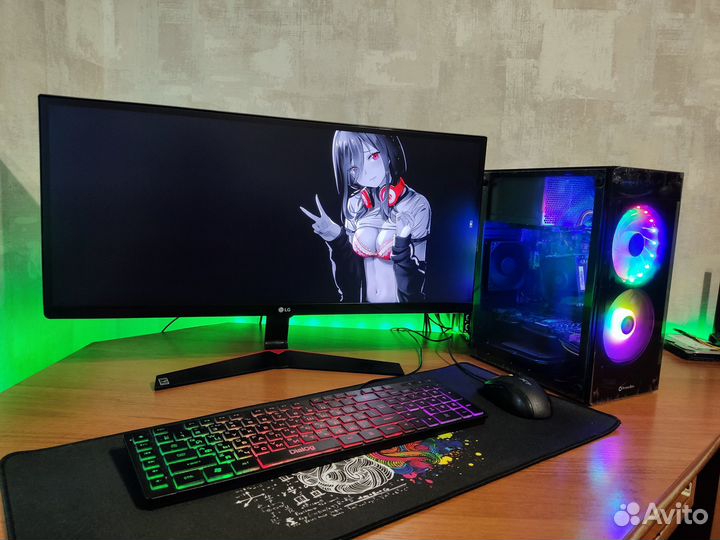 Игровой компактный пк Intel i5 3470 - gtx1060 6 gb