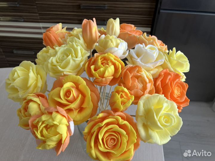 Мыло ручной работы букеты