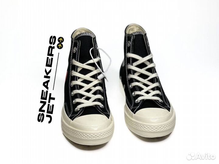 Кеды Converse Comme Des Garcons Play черные