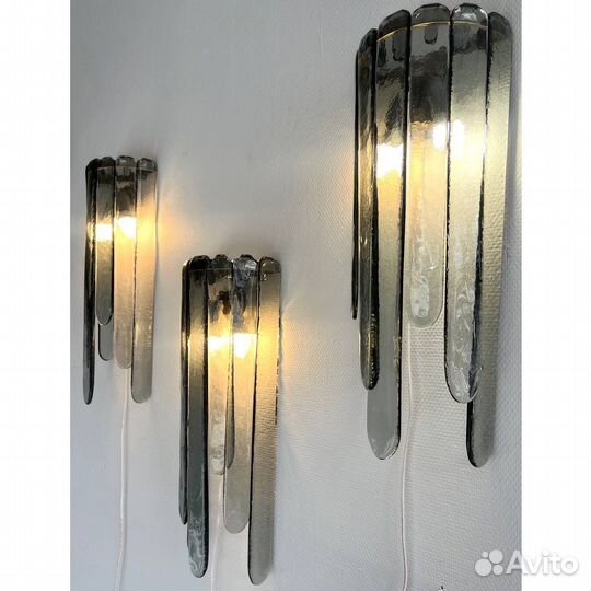 Винтажные бра Carlo Nason, Murano