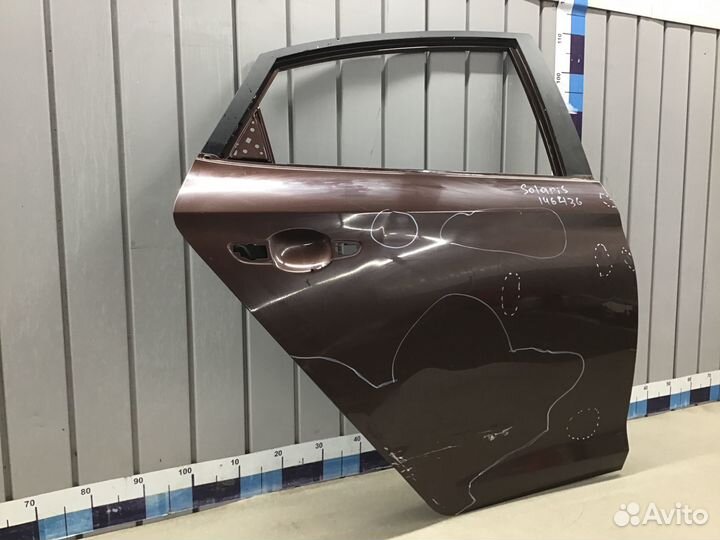 Дверь задняя правая Hyundai Solaris 2017