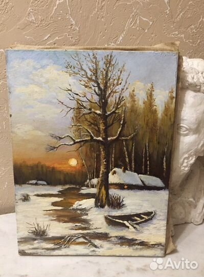 Картина советского художника, СССР, холст, масло