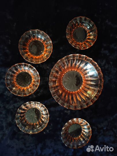 Вазочка и розетки для варенья СССР