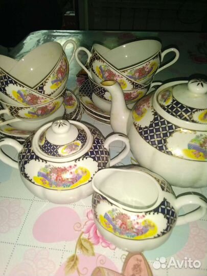 Чайный сервиз производство Китай,с времён СССР