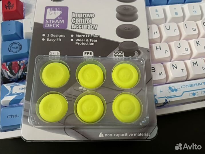 Накладки на стики Skull & Co Grips для Steam Deck