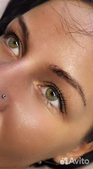 Ламинирование ресниц, оформление бровей