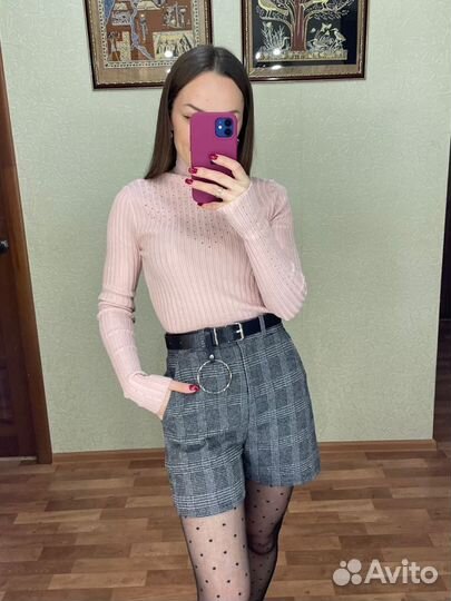 Шорты с поясом