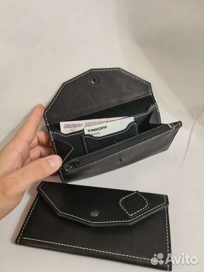 Лонгер из натуральной кожи.Ручная работа