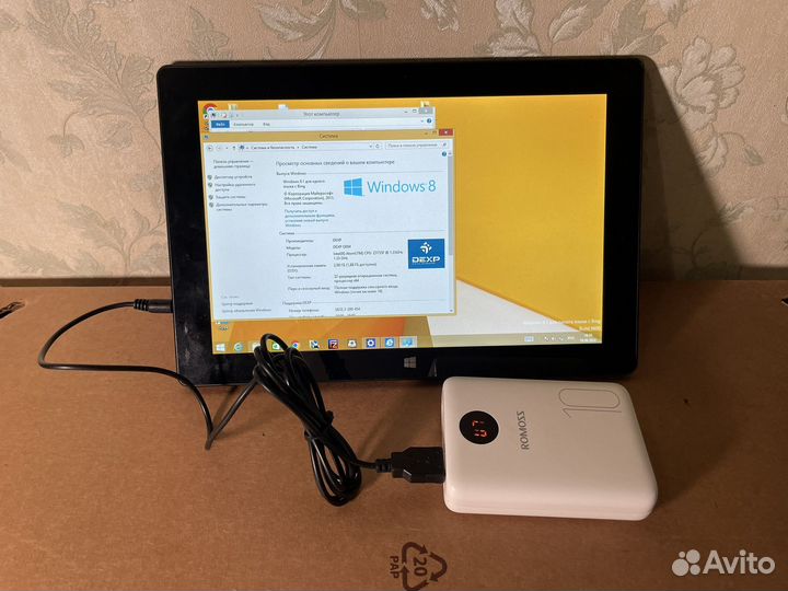 Планшетный минипк dexp Ursus 10w2 3g на Win8