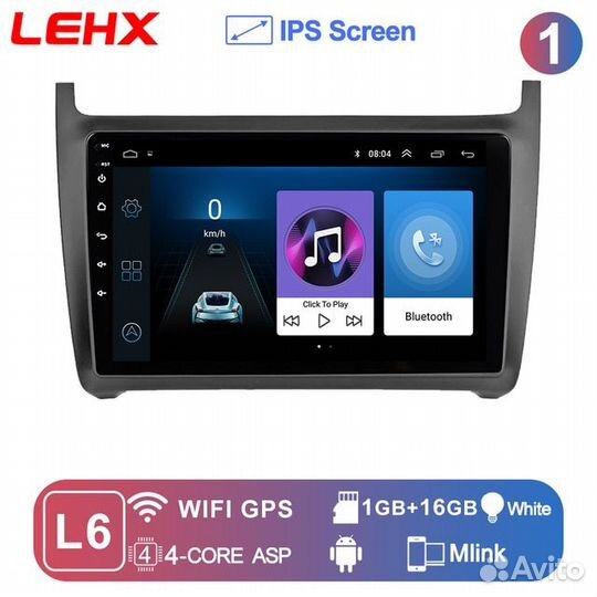 Андроид магнитола Volkswagen Polo TS7 1/16Gb