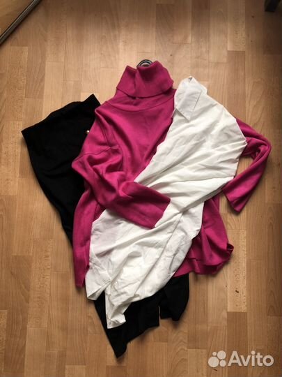 Вещи пакетом Свитер Блузка Платье Юбка,р.44-46