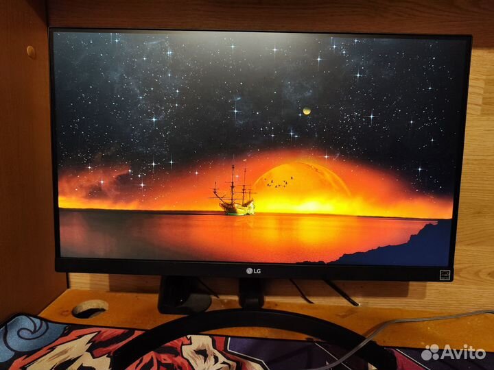 Монитор lg 22mk600m 75Гц Full HD