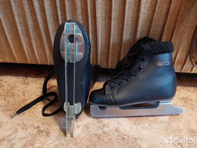 Коньки детские Black/SG Start двойное лезвие