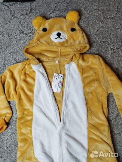 Новогодний костюм кигуруми Мишка