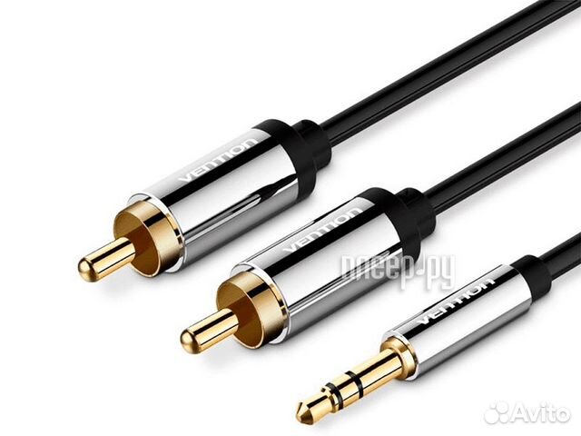Vention Jack 3.5mm M - 2RCA M P550AC300-S 3m Black