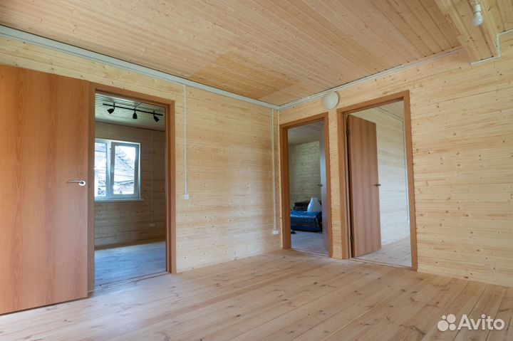 Каркасный дом 72м