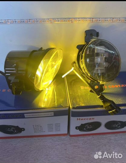 Противотуманные фары на Nissan