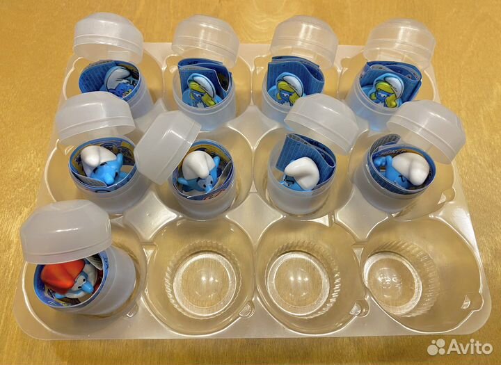 Смурфики киндер заини