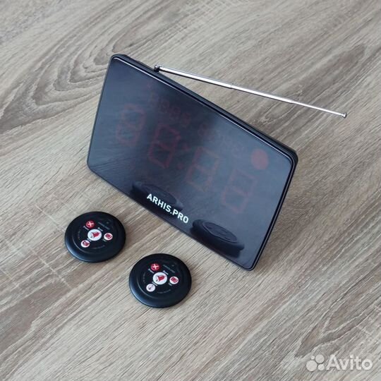 Табло отображения вызова на русском, кнопка вызова