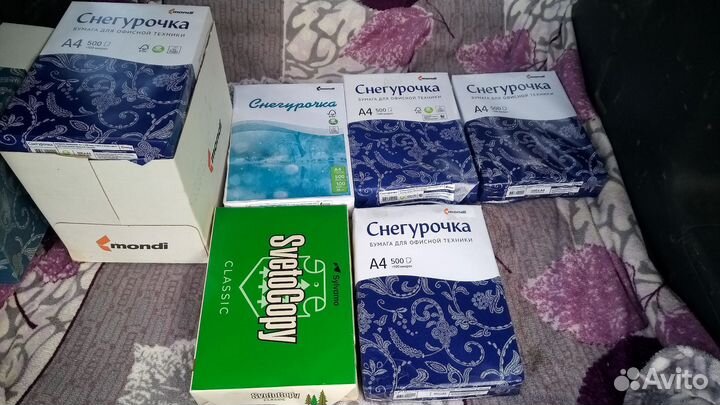 Бумага a4 Снегурочка 500 листов