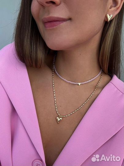 Чокер и серьги