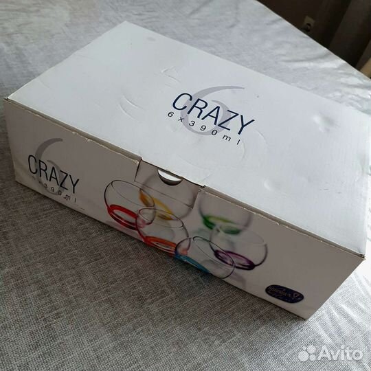 Бокалы crazy 6 шт 390 ml
