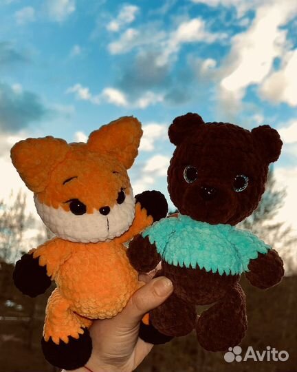 Вязаные игрушки ручной работы