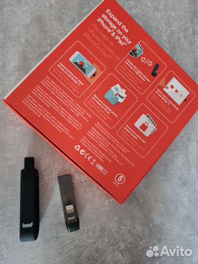 Флэш-накопитель USB Leef iBridge3 64Gb iPhone iPad