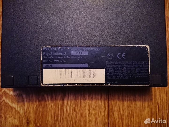 Sony playstation 2 PS2 slim на запчасти продано