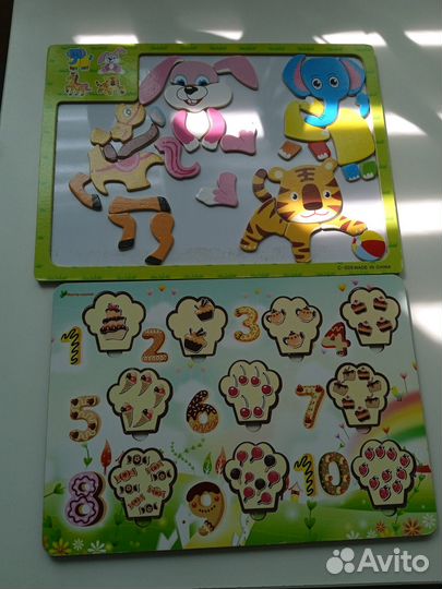 Развивающие деревянные игры