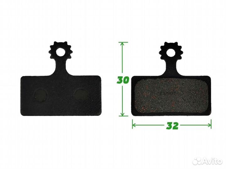 Колодки тормозные велосипедные Velo (3122612-5)