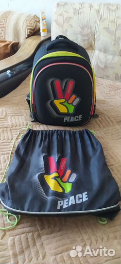 Школьный рюкзак и мешок для обуви для мальчика