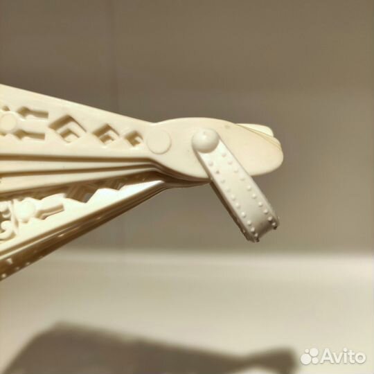 Советский винтажный веер, с видами Москвы