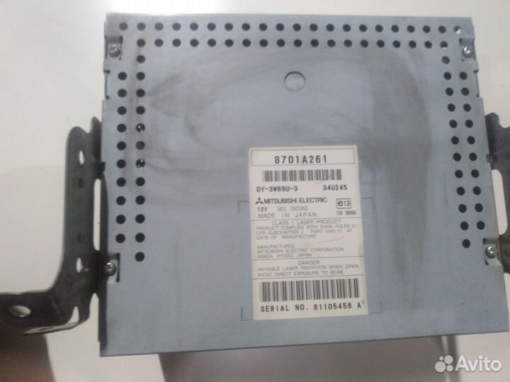 Магнитола MP 3 - 6 дисков mitsubishi lancer x