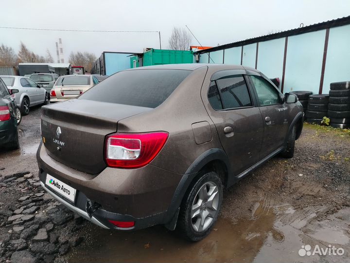 Renault Logan Stepway 1.6 МТ, 2020, битый, 98 180 км