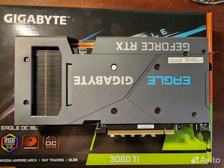 Gigabyte RTX 3060 ti 8192Mb gddr6