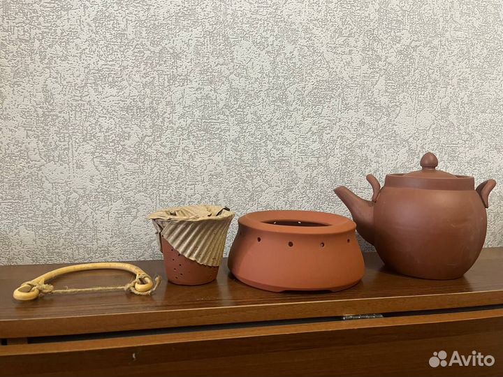 Чайник заварочный глиняный