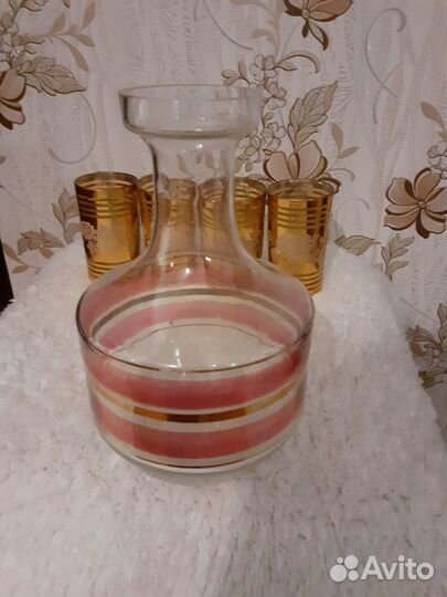 Стаканы СССР и графин