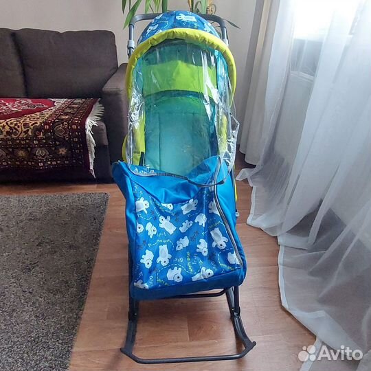 Детские зимние санки