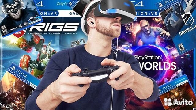 Playstation VR + пакет топовых дисков