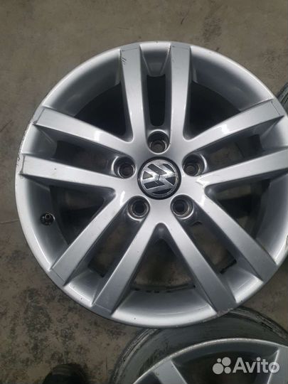 Диски после ремонта оригинал Vw Golf R16