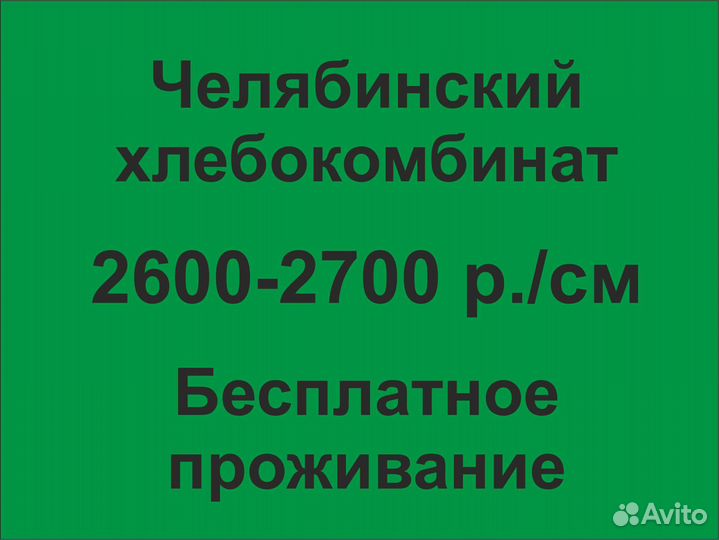 Подработка. Уборщик (ца)