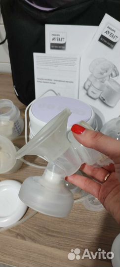 Двойной молокоотсос Philips avent электрический