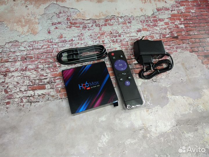 Приставка Смарт-тв H96 Max 4/64 gb
