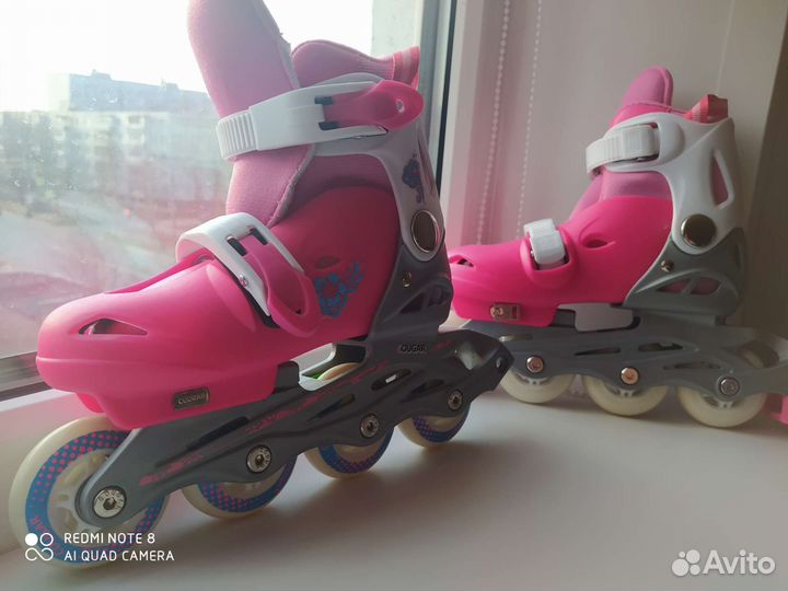 Роликовые коньки детские раздвижные