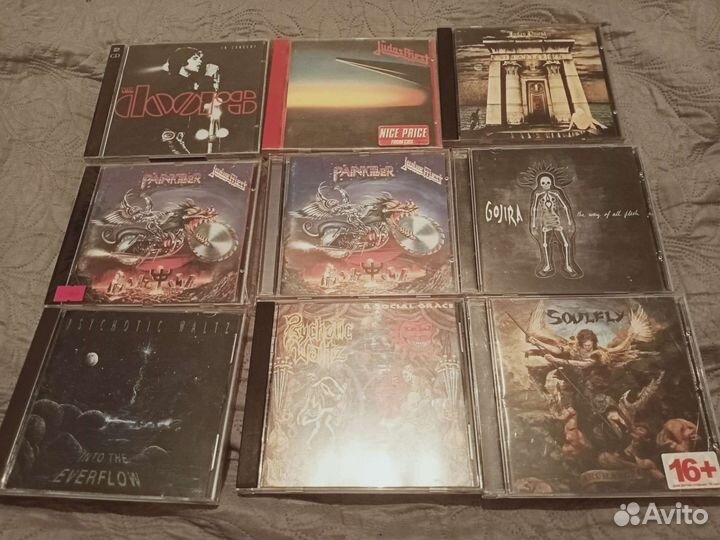 Фирменные и лиц CD диски (русский рок,metal)