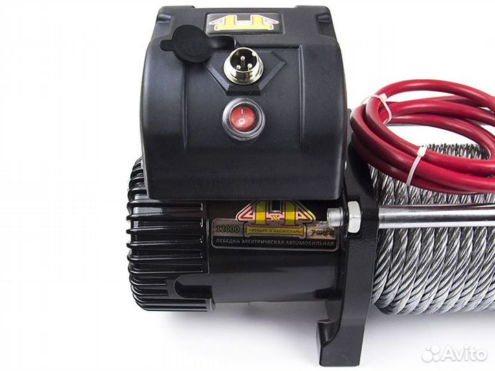 Лебедка 4х4 12000 со стальным тросом
