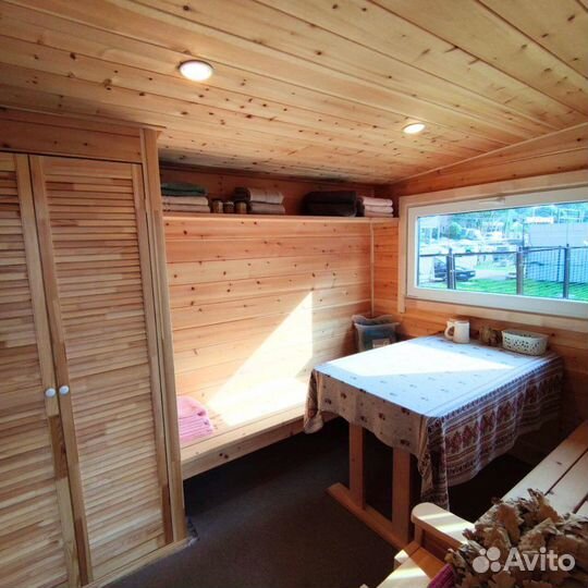 Каркасная баня 7х5 под ключ готовая